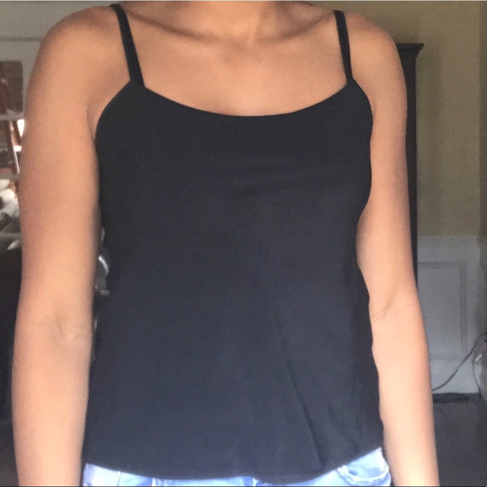 Club Monaco Black Sleeveless Top